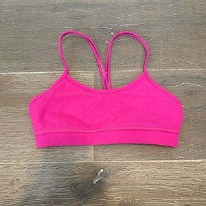 Lululemon size 2 pink sports bra